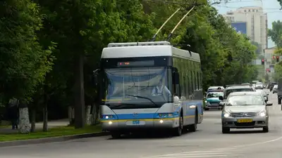 Два троллейбусных маршрута в Алматы изменят схему движения