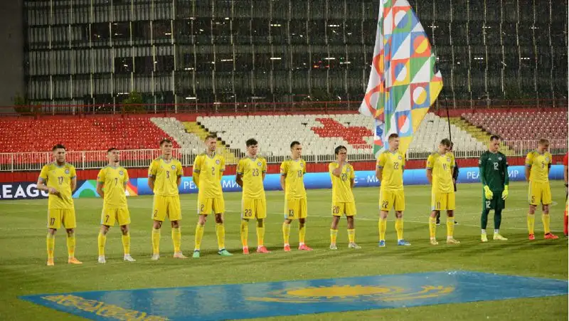 Сборная Казахстана сыграла с Беларусью вничью в Лиге наций