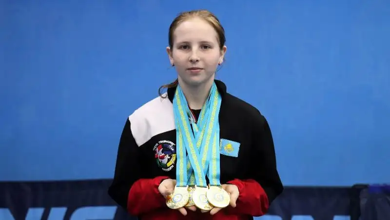 13-летняя карагандинка стала абсолютной чемпионкой РК по настольному теннису