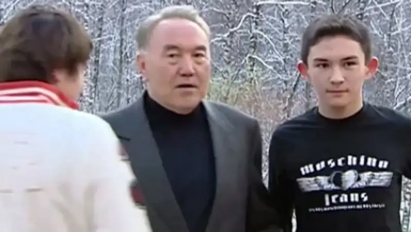 Архивное видео с участием Президента: С внуками спустя несколько лет