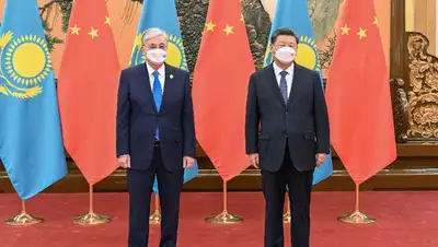 Касым-Жомарт Токаев, Си Цзиньпин, фото - Новости Zakon.kz от 05.02.2022 12:18