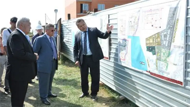 Аким области Сергей Кулагин ознакомился с ходом строительства жилых домов в Кокшетау