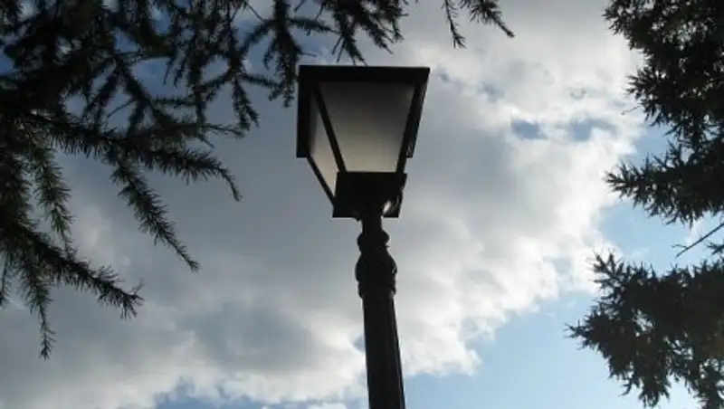За кражу более 50 уличных фонарей в столичном сквере задержаны двое гостей города
