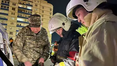 Пожарные Уральска, фото - Новости Zakon.kz от 19.10.2023 15:30