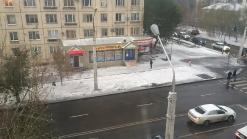 В ближайшие часы в Астане ожидается снег