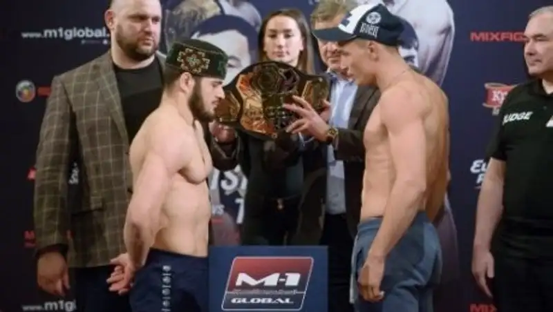 Этнический казах защитил пояс чемпиона M-1 Challenge