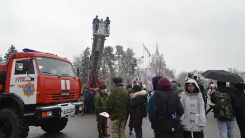 В Алматы отметили Всемирный день Гражданской обороны 