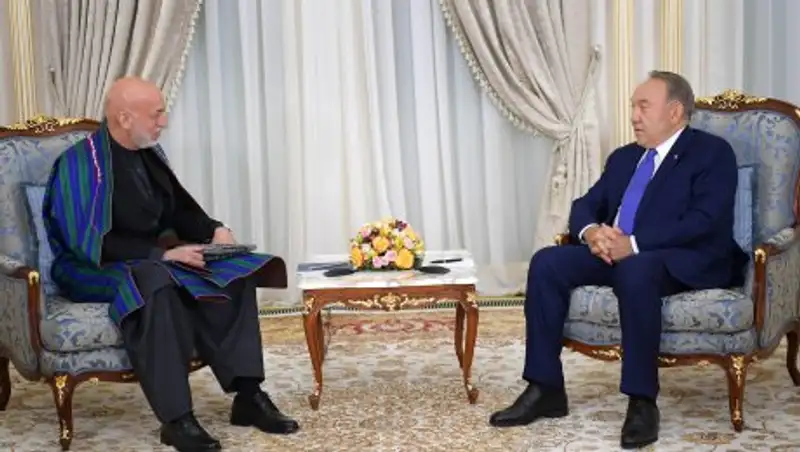 Назарбаев встретился с бывшим президентом Афганистана