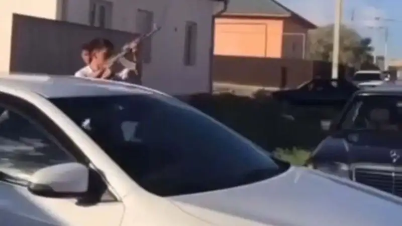 Начато расследование в отношении жителя Кызылорды, стрелявшего на свадьбе