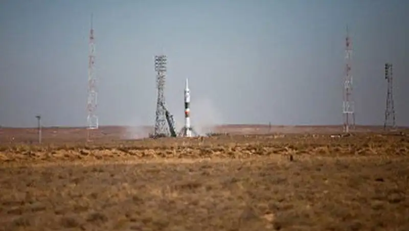 До старта с космодрома Байконур корабля «Союз ТМА-14М» осталось менее десяти часов