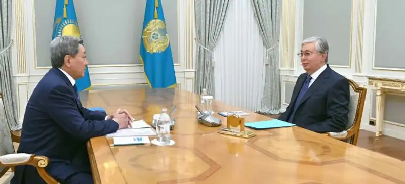 Токаев принял председателя РОО , фото - Новости Zakon.kz от 02.02.2023 17:29
