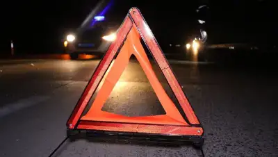 дорога полиция кювет, фото - Новости Zakon.kz от 07.12.2021 14:08