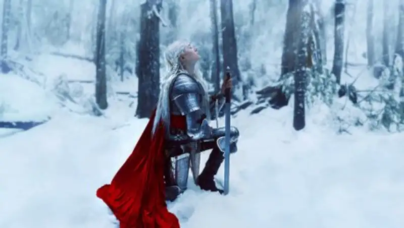 Женщины в образе средневековых рыцарей