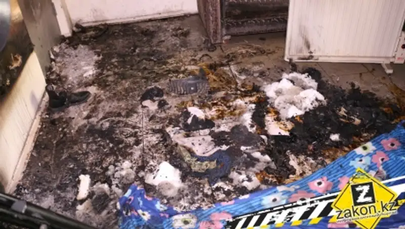 Под Алматы после пожара на АЗС нашли трупы мужчины и кошки