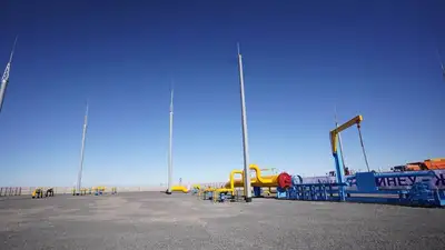 Вторую нитку магистрального газопровода "Бейнеу-Жанаозен" запустили в Мангистау, фото - Новости Zakon.kz от 23.10.2023 17:52