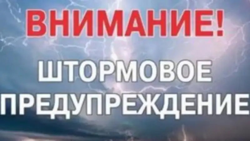 В Нур-Султане и шести областях объявлено штормовое предупреждение
