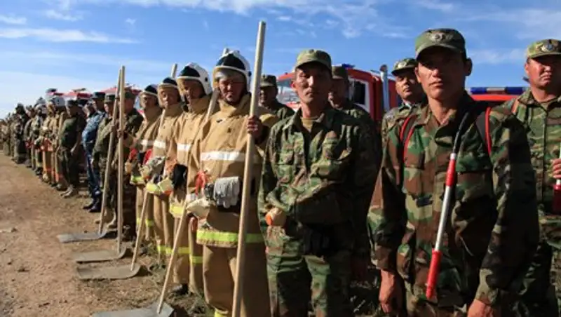 В Жамбылской области на трансграничной территории с Кыргызстаном проведены учения