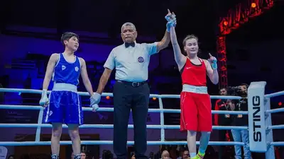 Жазира Оракбаева принесла первую победу Казахстану на ЧМ-2023 по боксу, фото - Новости Zakon.kz от 16.03.2023 15:16