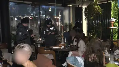 Полиция Алматы провела ночной рейд по увеселительным заведениям, фото - Новости Zakon.kz от 21.01.2023 12:46