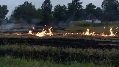 пожар, фото - Новости Zakon.kz от 08.07.2023 13:02