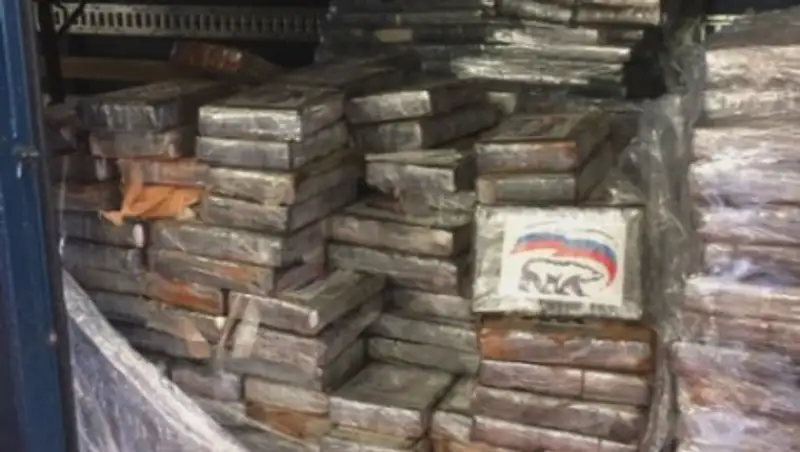 Две тонны кокаина с логотипом «Единой России» перехватили в Бельгии