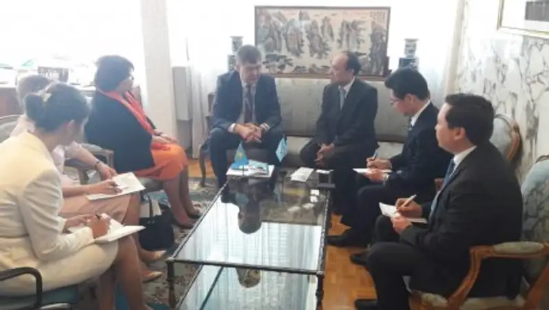 Биртанов встретился с генсекретарем международного союза электросвязи