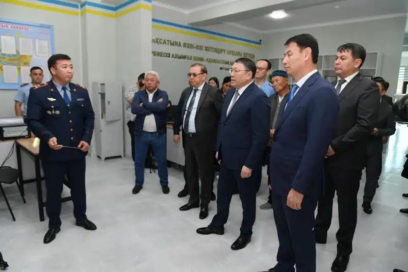 В Туркестане открыли участковый пост полиции нового типа, фото - Новости Zakon.kz от 14.09.2023 15:25