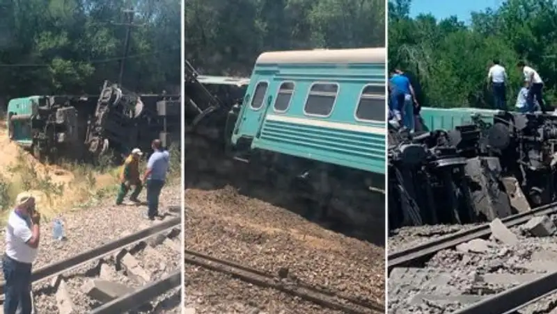 Последствия крушения поезда в Жамбылской области ликвидированы