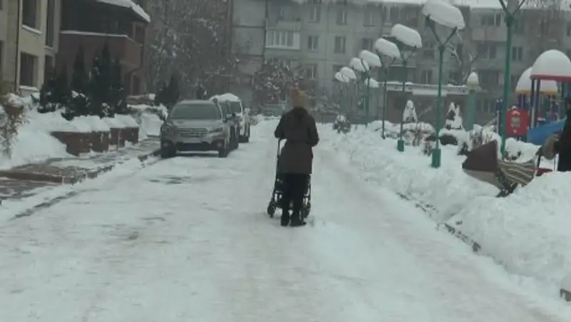 Только в одном районе Алматы за неубранный снег оштрафовали 300 человек