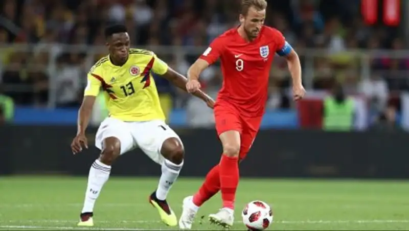 Англичане не смогли забить Колумбии в первом тайме