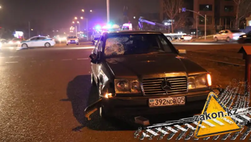 Пешехода сбили насмерть в Алматы