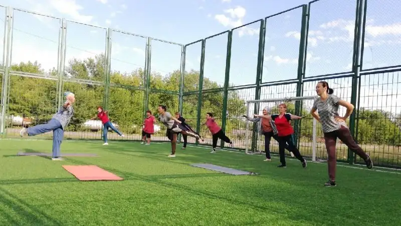 Жителей Карагандинской области приобщают к спорту
