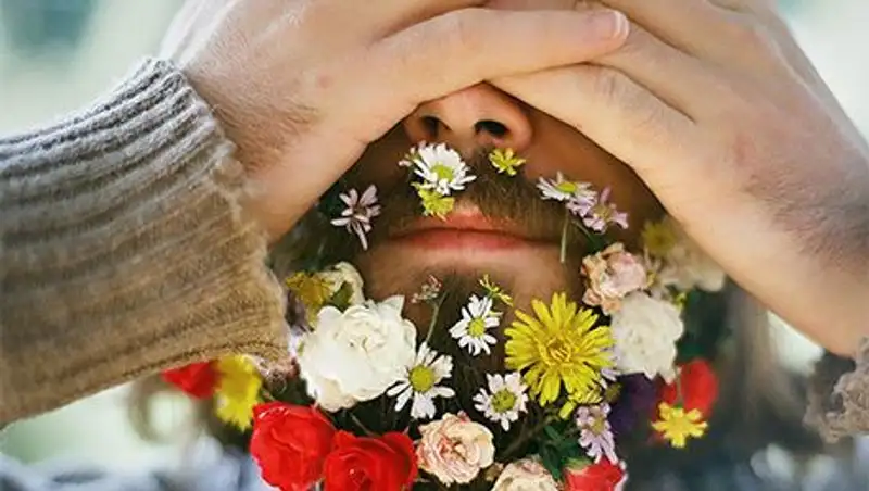 Забавный тренд: Цветочные бороды