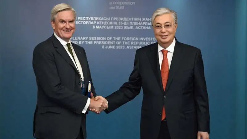 Токаев принял главного исполнительного директора Citigroup Дэвида Ливингстона