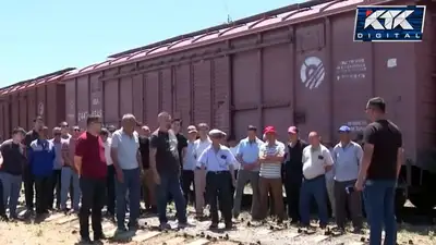 В Туркестанской области железнодорожные пути разбирают и сдают на металл, фото - Новости Zakon.kz от 06.06.2023 05:20