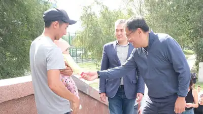 Ерболат Досаев, рабочий объезд, инфраструктура, фото - Новости Zakon.kz от 11.09.2023 16:51