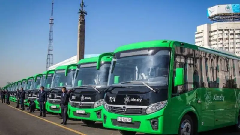 В Алматы прибудет 200 автобусов из Китая