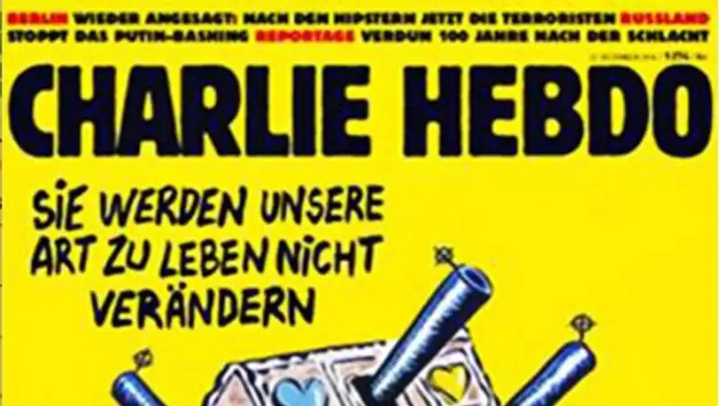 Charlie Hebdo опубликовал карикатуру на теракт в Берлине