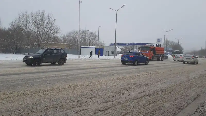 35 ДТП произошло в Нур-Султане из-за непогоды