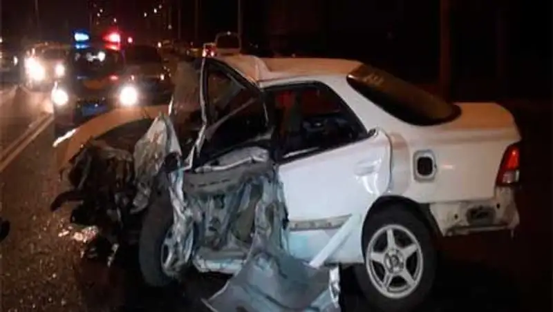 В Алматы водитель, скрывавшийся с места аварии, совершил жуткое ДТП с двумя погибшими