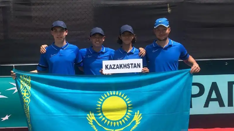Казахстанские юниоры разыграют с Южной Кореей путевку в полуфинал Кубка Дэвиса