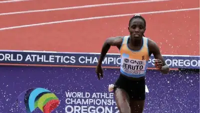 Нора Джеруто, выигрыш, 3000 метров, ЧМ , фото - Новости Zakon.kz от 21.07.2022 09:02