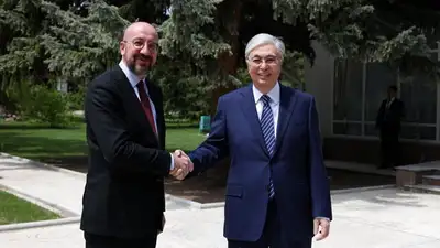 Президент Евросовета опубликовал в Twitter фото с Токаевым, фото - Новости Zakon.kz от 02.06.2023 20:52