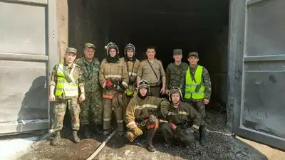 пожарные, фото - Новости Zakon.kz от 30.07.2023 10:24