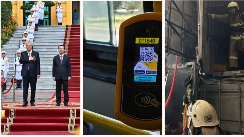 Главное за день: безвиз с Вьетнамом, новая цена за проезд в Алматы и изменения в системе образования