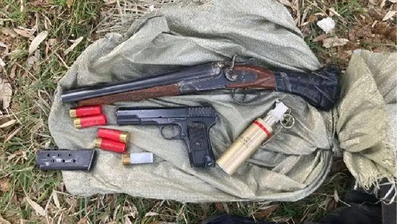 В Алматинской области обнаружен еще один схрон с оружием