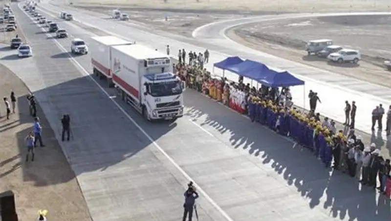 На международной трассе ЗЕ – ЗК открыт участок в обход перевала Кордай