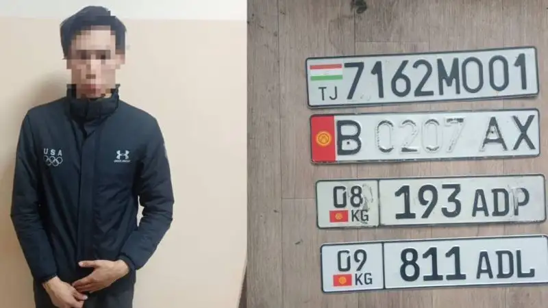 В Алматы крали госномера и оставляли на машинах записки с требованием выкупа
