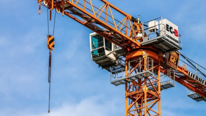 Башенный кран рухнул в Актау