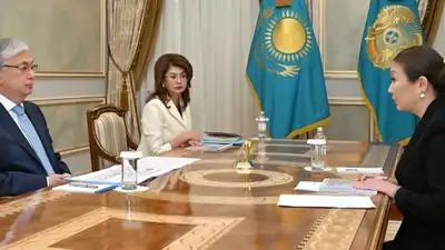 Президент принял уполномоченного по правам ребенка , фото - Новости Zakon.kz от 03.07.2023 19:40